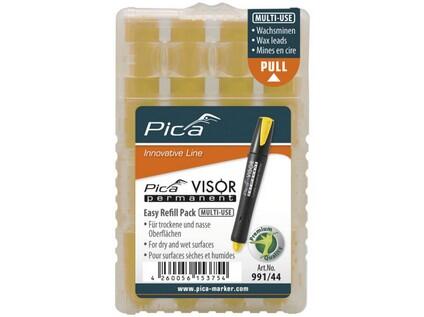 TUHY NÁHRADNÍ PRO PICA VISOR PERMANENT - 4ks V BALENÍ - ŽLUTÉ - PC-991/44