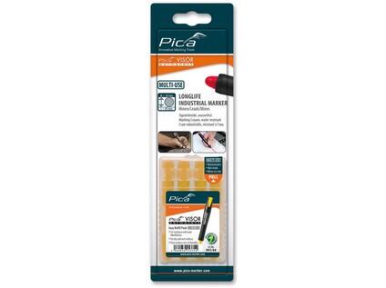 TUHY NÁHRADNÍ PRO PICA VISOR PERMANENT - 4ks V BALENÍ - ŽLUTÉ - BLISTER - PC-991/44/SB