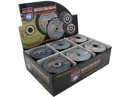 Prodejní box řezných kotoučů 115 a 125mm 0,8R / 1,3RM / 1,6RM celkem 300ks - IM-BOX-11
