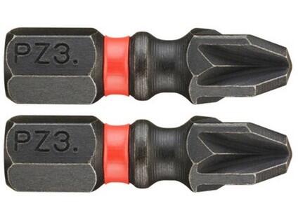 2DÍLNÁ SADA 1/4" RÁZOVÝCH 25MM BITŮ PZ3 - FC-END.103