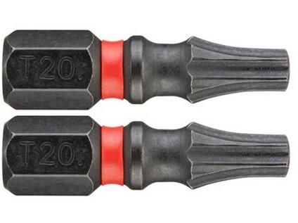 2DÍLNÁ SADA 1/4" RÁZOVÝCH 25MM TORX BITŮ T20 - FC-ENX.120