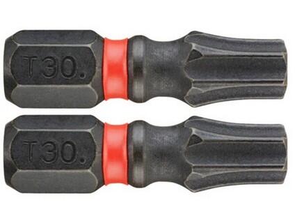 2DÍLNÁ SADA 1/4" RÁZOVÝCH 25MM TORX BITŮ T30 - FC-ENX.130