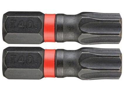 2DÍLNÁ SADA 1/4" RÁZOVÝCH 25MM TORX BITŮ T40 - FC-ENX.140