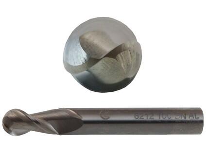 Fréza 10-72/20mm, 2břity, stopka 10mm, R5 kopírovací, rádiusová - CZTK-6212-100-BN-AL-HA