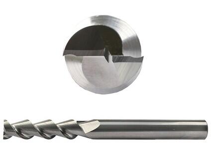 Fréza 10-100/40mm, 2břity, stopka 10mm čelní válcová, břit přes střed, na neželezné kovy, prodloužená - CZTK-6234-100-GS-AL-HA