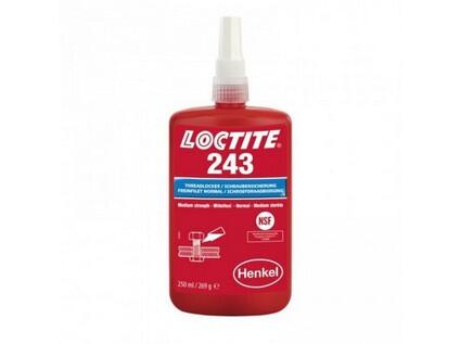Loctite 243 / 250 ml pro zajišťování a utěsňování závitových spojů, které mají být demontovatelné běžným ručním nářadím - LC-243-250