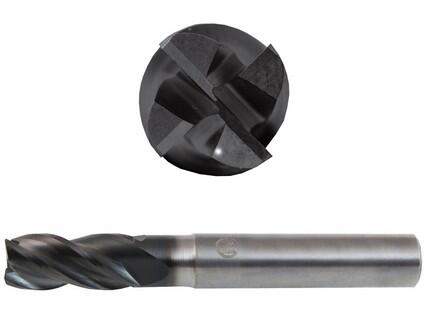 Fréza 2,5-39/7mm 4břity, stopka 3mm, čelní válcová, břit přes střed - CZTK-6442-025-GS-HA