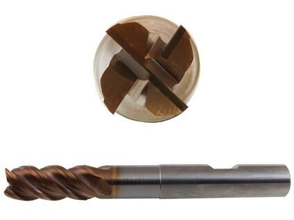Fréza 16-112/32/64mm, 4břity, stopka 16mm, čelní válcová, břit přes střed, prodloužená, HPC - CZTK-8463-160-GS-HB