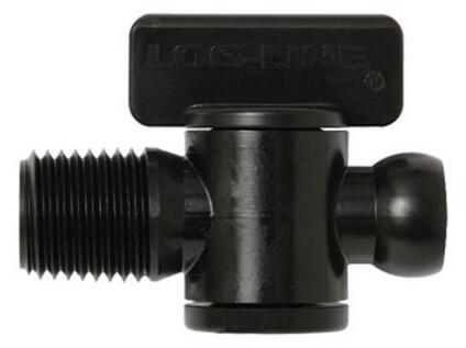 1/4" ventil s vnějším závitem NPT - černé provedení - LL29452BLK-1