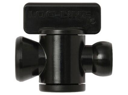 1/4" mezisegmentový ventil 1/4" - černé provedení - LL29454BLK-1