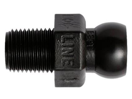 1/4" hrdlo se závitem BSPT 1/8" - černé provedení - LL49437BLK-1