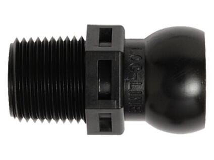 1/2" hrdlo se závitem NPT 3/8" - černé provedení - LL59864BLK-1