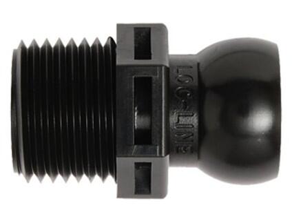 1/2" hrdlo se závitem NPT 1/2" - černé provedení - LL59865BLK-1