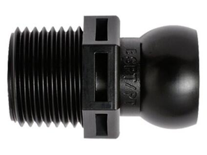 1/2" hrdlo se závitem BSPT 1/2" - černé provedení - LL59877BLK-1
