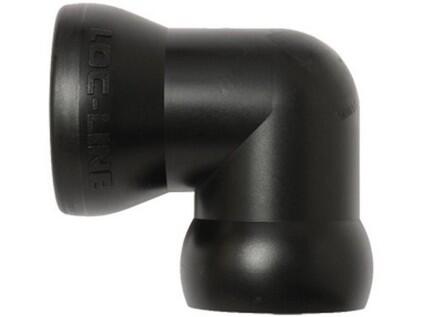 3/4" koleno 90° - černé provedení - LL69555BLK-1