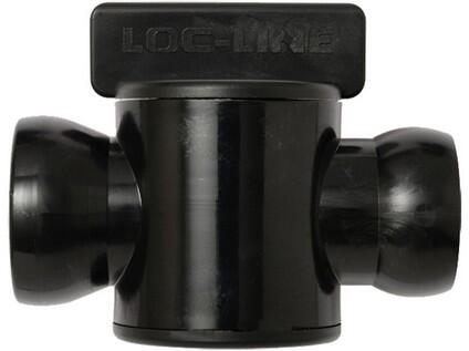 3/4" mezisegmentový ventil - černé provedení - LL69558BLK-1