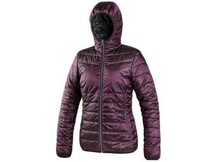 Bunda CXS OCEANIA, zimní, dámská, oboustranná, fialovo - černá, vel. 3XL - CN-1210-117-460-97