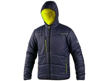 Bunda CXS CHESTER, výstražná, oboustranná, žluto-modrá, vel. XL - CN-1110-089-155-95