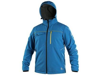 Bunda CXS STRETCH, pánská, softshell, středně modrá, vel. XL - CN-1230-116-413-95