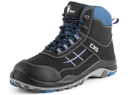 Obuv kotníková CXS DOG BOXER S3, modro - černá, vel. 42 - CN-2118-176-411-42