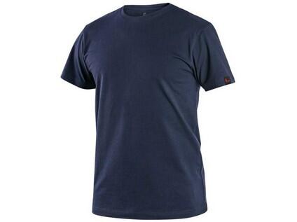 Tričko CXS NOLAN, krátký rukáv, tmavě modré, vel. 3XL - CN-1610-312-414-97