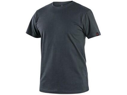 Tričko CXS NOLAN, krátký rukáv, antracitové, vel. 3XL - CN-1610-312-717-97