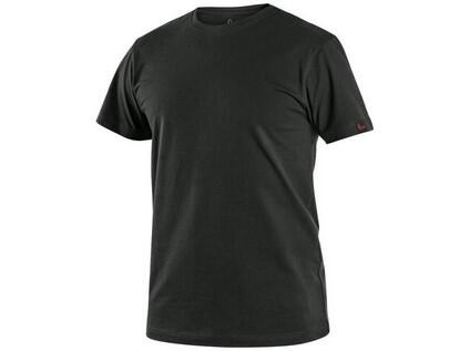 Tričko CXS NOLAN, krátký rukáv, černé, vel. XL - CN-1610-312-800-95