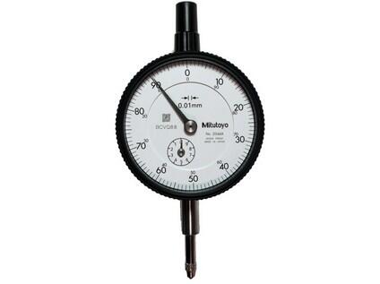 Číselníkový  úchylkoměr 10mm IP64 bez očka, analog, dělení 0,01mm - MIT2046AB