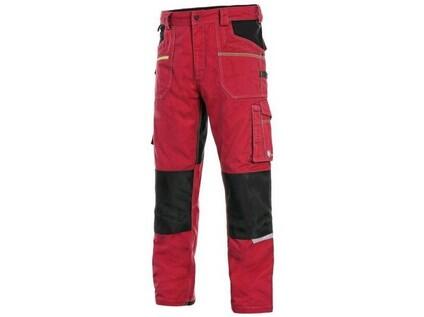 Kalhoty CXS STRETCH, pánské, červeno - černé, vel. 60 - CN-1020-027-260-60