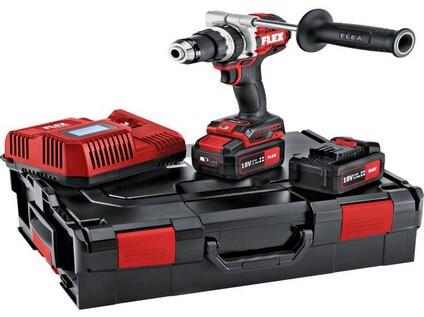 PD 2G HD 18.0-EC Set/5.0 2-rychl. aku-vrtačka s příklepem s funkcí Turbo, postranní rukojeť, L-Boxx 136, 2 x akumulátor AP 18.0/5.0, 1 x nabíječka CA 10.8/18.0 - FX-515701