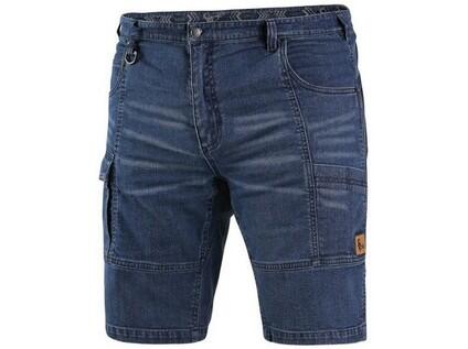 Kraťasy jeans CXS MURET, pánské, modro-černé, vel. 48 b1/10 - CN-1450-040-411-48