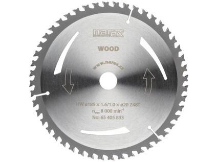 Pilový kotouč WOOD 185 × 1,6/1,0 × 20 Z48T - 65405833