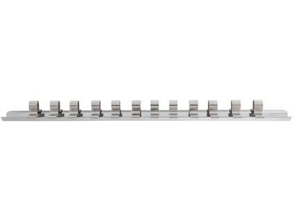 1/4" Držák hlavic - lišta 190mm pro 12 hlavic - 4CZ-145-90