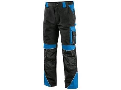 Kalhoty do pasu CXS SIRIUS BRIGHTON, pánské, černo-modré, vel. 62 b1/20 - CN-1020-001-815-62