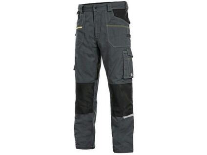 Kalhoty do pasu CXS STRETCH, pánské, tmavě šedá-černá, vel. 64 b1/20 - CN-1020-027-734-64