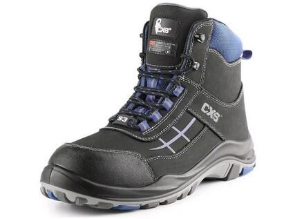 Obuv kotníková CXS DOG MALAMUTE S3, modro-černá, vel. 37 b1/10 - CN-2118-184-411-37