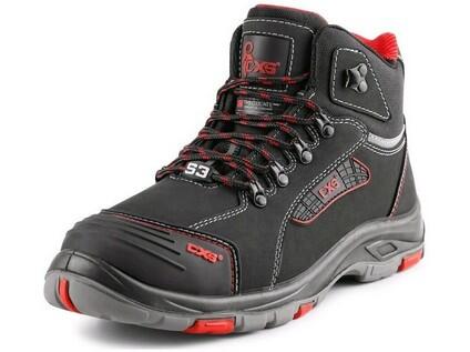 Obuv kotníková CXS ROCK PEPRIT S3, černá, vel. 39 b1/10 - CN-2118-185-800-39