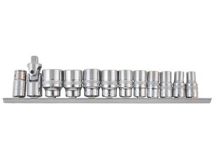 1/4" Sada hlavic na liště - 4CZech ONE 5,5-6-7-8-9-10-11-12-13-14mm + kardan + adaptér na bity 1/4" - 4CZ-146-L01