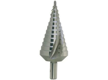Vrták stupňovitý HSS 4-39mm/13st. 4-6-9-12-15-18-21-24-27-30-33-36-39 stopka 10mm - VS5HSS
