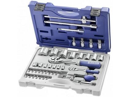 Sada hlavic 1/4" a 1/2", 44dílná - TNE034855