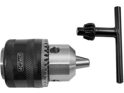 Sklíčidlo vrtačkové zubové s kličkou 1,5-10mm se závitem 1/2" 20UNF, házivost do 0,35mm - 4CZ-H10K-1/2