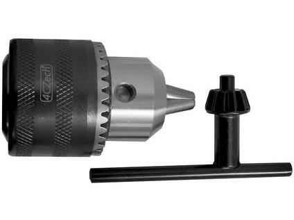 Sklíčidlo vrtačkové zubové s kličkou 1,5-13mm s kuželem B16, házivost do 0,35mm - 4CZ-H13K-B16