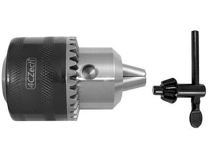 Sklíčidlo vrtačkové zubové s kličkou 3-16mm se závitem 1/2" 20UNF, házivost do 0,25mm - 4CZ-H16K-1/2