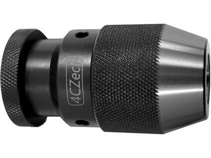 Sklíčidlo vrtačkové rychloupínací kovové STROJNÍ 1-10mm s kuželem B16, házivost do 0,12mm - 4CZ-H10RS-B16