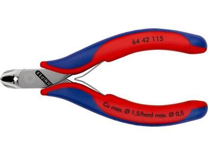 Kleště štípací čelní se šikmými břity pro elektroniku 64-42-115 - KN64-42-115