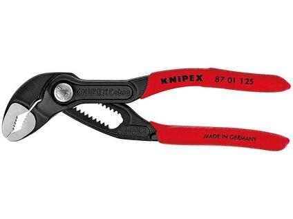 Kleště instalatérské Cobra - mini 125mm, max.rozev. čelistí  27mm KNIPEX - KN87-01-125