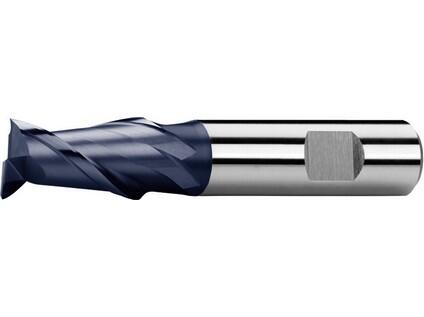 Fréza válcová čelní Ø4x11x55, Z2, DIN 844K, HSSCo8 ,TiAlN,W - ZPS-270618-040-TIALN