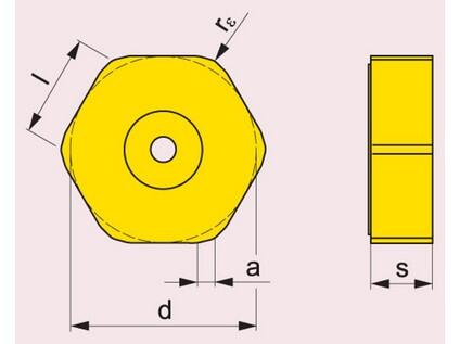 Frézovací VBD s upínáním SideLock 80023441 / 6756109 HNEF 09 G6 -S- PRAMET - PM-HNEF-0905DNFN-F-M5315