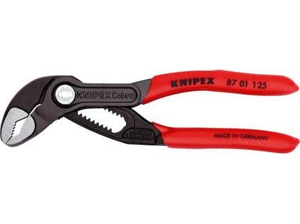 Kleště instalatérské Cobra - mini 125mm, max.rozev. čelistí  27mm 87-01-125-SB - KN87-01-125-SB