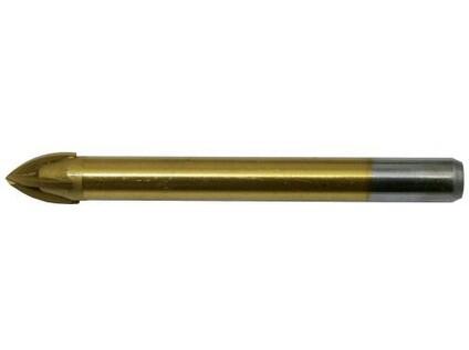 Vrták 4 břitý TiN univerz. do skla a dlaždic 20x105mm válc.stopka - CZVS4B-2000